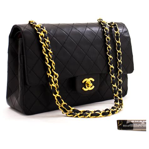 chanel handbag black chain small shoulder bag|authentic chanel shoulder bags.